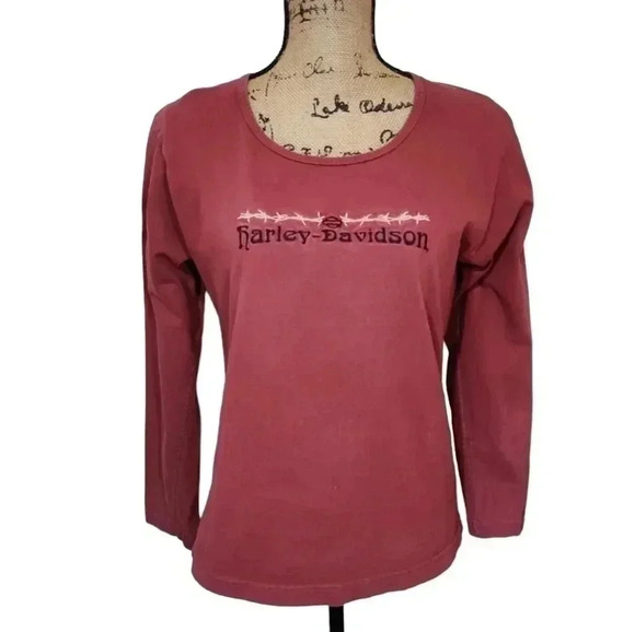 Harley Davidson Vintage Long sleeve tee. Size Large - Picture 1 of 4